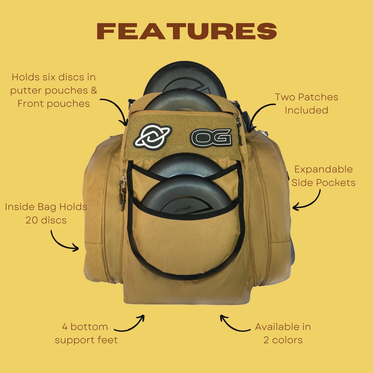 Ogio disc top golf bag