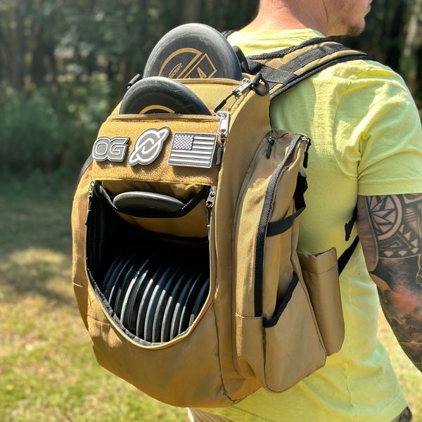 Discology Disc Golf OG V3 Disc Golf Bag - Coyote Tan