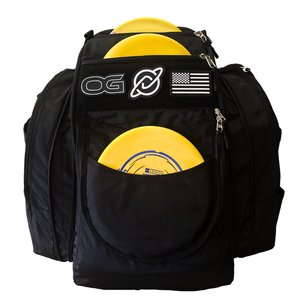 Discology O.G. Bag Disc Golf Backpack 24+ Disc Capacity Color 2024 Sand Disc Golf Bag