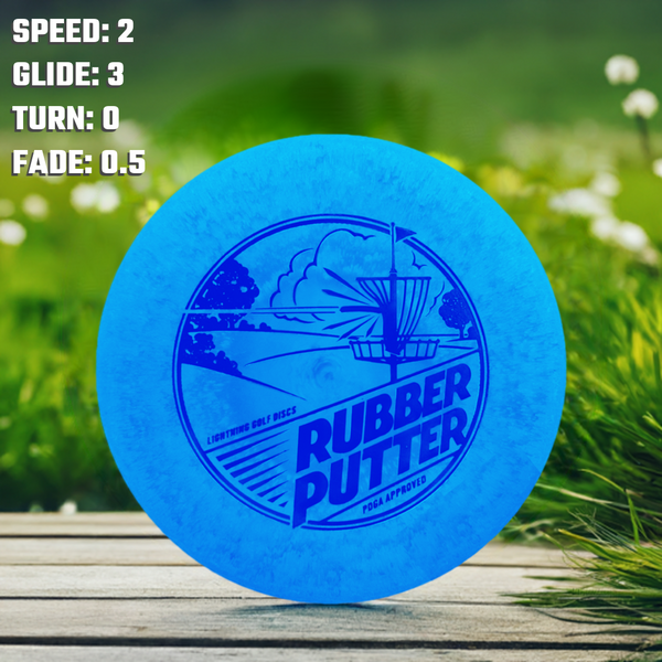 Lightning Standard Rubber Putter Golf Disc