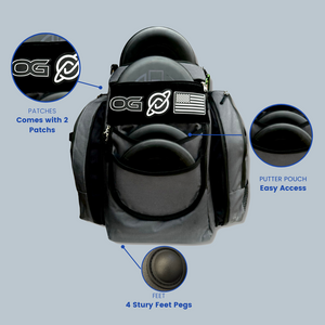 Black Disc Golf Bag